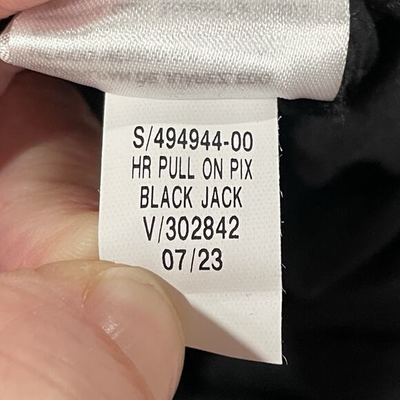 Old Navy Womens Pixie Super Wide Leg Pants Size XL Black Jack High Rise Pull On - Picture 8 of 8